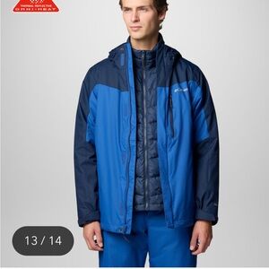 Columbia Men’s Burgundy Hooded Jacket
2 in 1 jackets